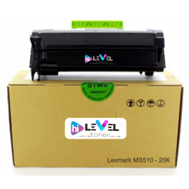 Hilevel Toner, HT-MS510 Lexmark MS510-610 / MX510-610 20k Universal Toner