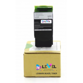 Hilevel Toner, HT-CX310Bk Lexmark CX310-410-510 Black 2.500 Sayfa Toner